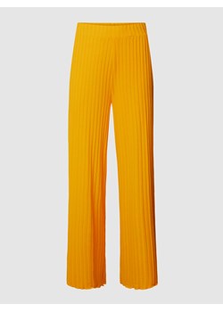 Spodnie materiałowe z efektem prążkowania ze sklepu Peek&Cloppenburg  w kategorii Spodnie damskie - zdjęcie 168106385