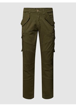 Spodnie cargo z detalami z logo model ‘COMBAT’ ze sklepu Peek&Cloppenburg  w kategorii Spodnie męskie - zdjęcie 168106727