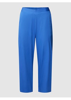 Spodnie materiałowe o luźnym kroju z elastycznym pasem ze sklepu Peek&Cloppenburg  w kategorii Spodnie damskie - zdjęcie 168107316