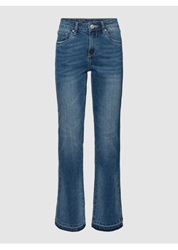 Jeansy z bocznym rozcięciem na nogawce model ‘LEAH’ ze sklepu Peek&Cloppenburg  w kategorii Jeansy damskie - zdjęcie 168107749