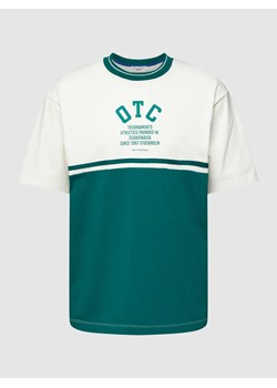 T-shirt z nadrukiem z logo ze sklepu Peek&Cloppenburg  w kategorii T-shirty męskie - zdjęcie 168107779