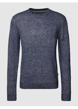 Sweter z dzianiny z efektem melanżu ze sklepu Peek&Cloppenburg  w kategorii Swetry męskie - zdjęcie 168108319