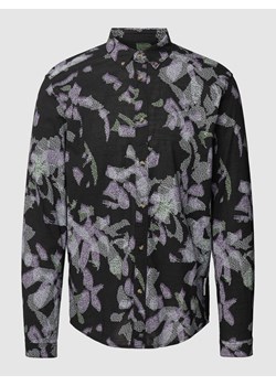 Koszula casualowa o kroju relaxed fit z nadrukiem na całej powierzchni ze sklepu Peek&Cloppenburg  w kategorii Koszule męskie - zdjęcie 168108485