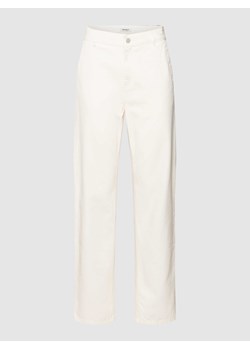 Spodnie z detalem z logo model ‘Pierce’ ze sklepu Peek&Cloppenburg  w kategorii Spodnie damskie - zdjęcie 168109205