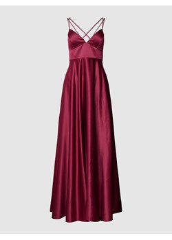 Sukienka wieczorowa ze skrzyżowanymi,cienkimi ramiączkami ze sklepu Peek&Cloppenburg  w kategorii Sukienki - zdjęcie 168109377
