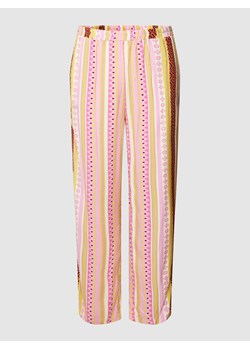 Spodnie materiałowe PLUS SIZE ze wzorem na całej powierzchni model ‘MARRAKESH’ ze sklepu Peek&Cloppenburg  w kategorii Spodnie damskie - zdjęcie 168109425