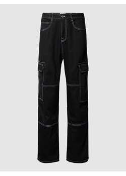 Spodnie cargo z wpuszczanymi kieszeniami ze sklepu Peek&Cloppenburg  w kategorii Spodnie męskie - zdjęcie 168109785