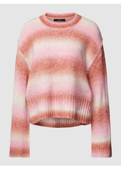 Sweter z dzianiny z dodatkiem wełny lana model ‘Aqua’ ze sklepu Peek&Cloppenburg  w kategorii Swetry damskie - zdjęcie 168109876