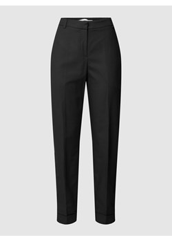 Spodnie z zakładkami w pasie i bocznymi,wpuszczanymi kieszeniami model ‘Aiana’ ze sklepu Peek&Cloppenburg  w kategorii Spodnie damskie - zdjęcie 168110138