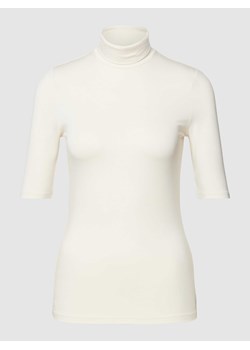 T-shirt z mieszanki wiskozy i elastanu z golfem ze sklepu Peek&Cloppenburg  w kategorii Bluzki damskie - zdjęcie 168110226