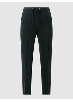 Luźne spodnie z dodatkiem cupro i zwężaną nogawką ze sklepu Peek&Cloppenburg  w kategorii Spodnie damskie - zdjęcie 168110407
