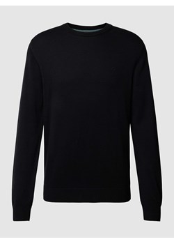 Sweter z dzianiny z efektem melanżu ze sklepu Peek&Cloppenburg  w kategorii Swetry męskie - zdjęcie 168110456