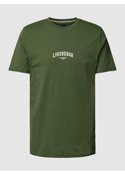 T-shirt z nadrukiem z logo i okrągłym dekoltem ze sklepu Peek&Cloppenburg  w kategorii T-shirty męskie - zdjęcie 168110515