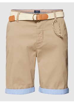 Spodnie chinosy z wpuszczanymi kieszeniami w stylu francuskim ze sklepu Peek&Cloppenburg  w kategorii Spodenki męskie - zdjęcie 168111586