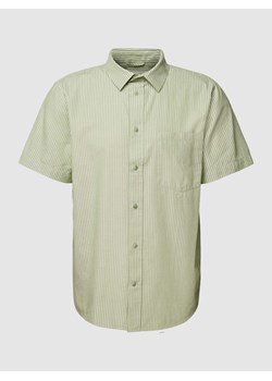 Koszula casualowa z bawełny ze wzorem w paski model ‘SEBAA’ ze sklepu Peek&Cloppenburg  w kategorii Koszule męskie - zdjęcie 168111587