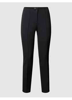 Spodnie z dodatkiem streczu i zakładkami w pasie model ‘ROS’ ze sklepu Peek&Cloppenburg  w kategorii Spodnie damskie - zdjęcie 168111607