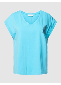 T-shirt z dekoltem w serek ze sklepu Peek&Cloppenburg  w kategorii Bluzki damskie - zdjęcie 168113099