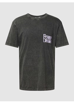 T-shirt z nadrukiem z napisem model ‘Frozen In A Dream’ ze sklepu Peek&Cloppenburg  w kategorii T-shirty męskie - zdjęcie 168113129