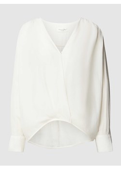 Bluzka z mieszanki wiskozy z dekoltem w serek ze sklepu Peek&Cloppenburg  w kategorii Bluzki damskie - zdjęcie 168113418