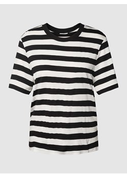 T-shirt z wiskozy ze wzorem w paski ze sklepu Peek&Cloppenburg  w kategorii Bluzki damskie - zdjęcie 168113757