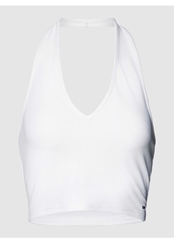 Top krótki na ramiączkach z drobnym prążkowaniem ze sklepu Peek&Cloppenburg  w kategorii Bluzki damskie - zdjęcie 168113868