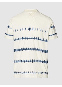 Koszulka polo ze wzorem w paski i efektem batiku ze sklepu Peek&Cloppenburg  w kategorii T-shirty męskie - zdjęcie 168113899