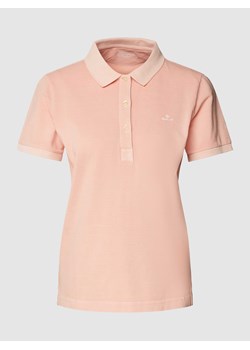 Koszulka polo z krótką listwą guzikową model ‘Sunfaded’ ze sklepu Peek&Cloppenburg  w kategorii Bluzki damskie - zdjęcie 168114865