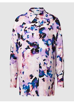 Bluzka koszulowa z wiskozy ze wzorem na całej powierzchni model ‘Thea’ ze sklepu Peek&Cloppenburg  w kategorii Koszule damskie - zdjęcie 168114907