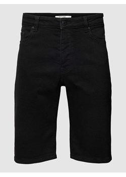 Szorty jeansowe z naszywką z logo ze sklepu Peek&Cloppenburg  w kategorii Spodenki męskie - zdjęcie 168115427