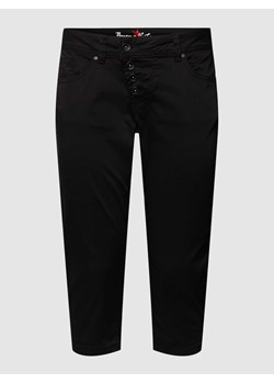 Spodnie capri z listwą guzikową model ‘Malibu’ ze sklepu Peek&Cloppenburg  w kategorii Spodnie damskie - zdjęcie 168115498