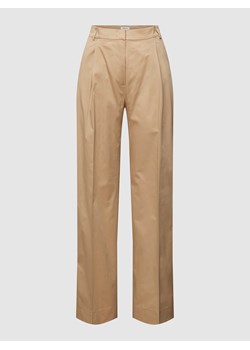 Spodnie z zakładkami w pasie ze sklepu Peek&Cloppenburg  w kategorii Spodnie damskie - zdjęcie 168115615