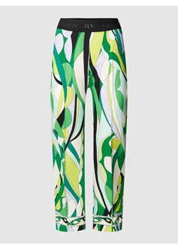 Spodnie ze wzorem na całej powierzchni model ‘Raannie’ ze sklepu Peek&Cloppenburg  w kategorii Spodnie damskie - zdjęcie 168116339