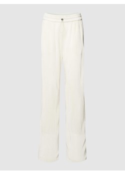 Spodnie z fakturowanym wzorem ze sklepu Peek&Cloppenburg  w kategorii Spodnie damskie - zdjęcie 168116729