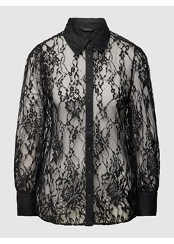Bluzka z kołnierzykiem koszulowym model ‘LITA’ ze sklepu Peek&Cloppenburg  w kategorii Koszule damskie - zdjęcie 168116766