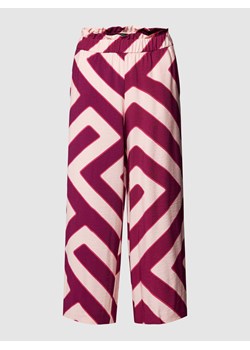 Spodnie materiałowe z elastycznym pasem ze sklepu Peek&Cloppenburg  w kategorii Spodnie damskie - zdjęcie 168116866