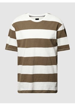 T-shirt typu oversized w blokowe pasy ze sklepu Peek&Cloppenburg  w kategorii T-shirty męskie - zdjęcie 168117086