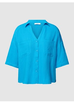 Bluzka koszulowa z kieszenią na piersi ze sklepu Peek&Cloppenburg  w kategorii Bluzki damskie - zdjęcie 168117809