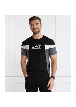 EA7 T-shirt | Regular Fit ze sklepu Gomez Fashion Store w kategorii T-shirty męskie - zdjęcie 168118045
