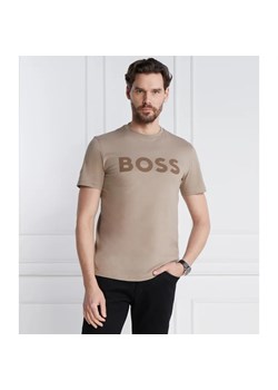 BOSS ORANGE T-shirt Thinking 1 | Slim Fit ze sklepu Gomez Fashion Store w kategorii T-shirty męskie - zdjęcie 168118055
