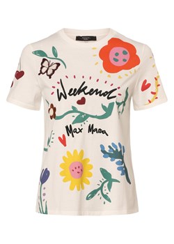 Max Mara Weekend T-shirt damski Kobiety Bawełna écru nadruk ze sklepu vangraaf w kategorii Bluzki damskie - zdjęcie 168119947