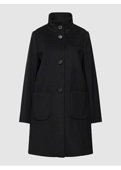 Krótki płaszcz ze stójką i wpuszczanymi kieszeniami ze sklepu Peek&Cloppenburg  w kategorii Płaszcze damskie - zdjęcie 168121046