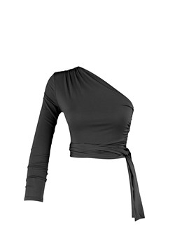 trendyol Koszulka w kolorze czarnym ze sklepu Limango Polska w kategorii Bluzki damskie - zdjęcie 168121738