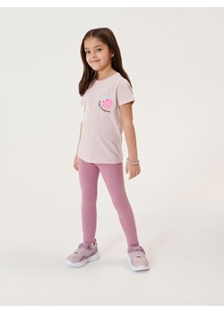 Sinsay - Koszulka z nadrukiem - różowy ze sklepu Sinsay w kategorii Bluzki dziewczęce - zdjęcie 168123695