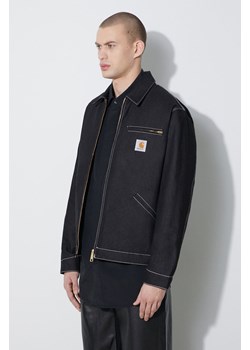 Carhartt WIP kurtka jeansowa OG Detroit Jacket męska kolor czarny przejściowa oversize I033039.8901 ze sklepu PRM w kategorii Kurtki męskie - zdjęcie 168126375