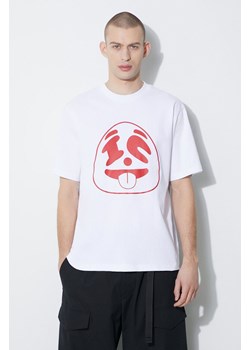 Icecream t-shirt bawełniany Panda Face męski kolor biały z nadrukiem IC24154 ze sklepu PRM w kategorii T-shirty męskie - zdjęcie 168126417