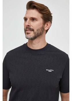 Marc O&apos;Polo t-shirt bawełniany męski kolor czarny gładki M61223251098 ze sklepu ANSWEAR.com w kategorii T-shirty męskie - zdjęcie 168131259