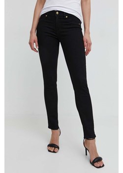 Versace Jeans Couture jeansy damskie kolor czarny 76HAB5J1 CDW00 ze sklepu ANSWEAR.com w kategorii Jeansy damskie - zdjęcie 168131948