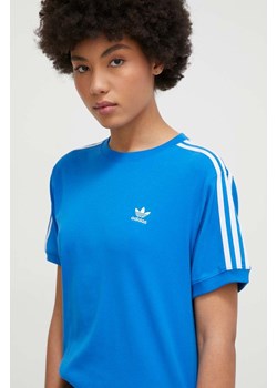 adidas Originals t-shirt damski kolor niebieski IR8049 ze sklepu ANSWEAR.com w kategorii Bluzki damskie - zdjęcie 168132546