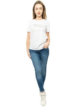 t-shirt damski guess w3bi44 i3z14 biały ze sklepu Royal Shop w kategorii Bluzki damskie - zdjęcie 168132955