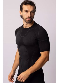 Termoaktywna koszulka męska z krótkim rękawem czarno-szara Adrenaline, Kolor czarno-szary, Rozmiar 2XL, Spaio ze sklepu Primodo w kategorii T-shirty męskie - zdjęcie 168135587